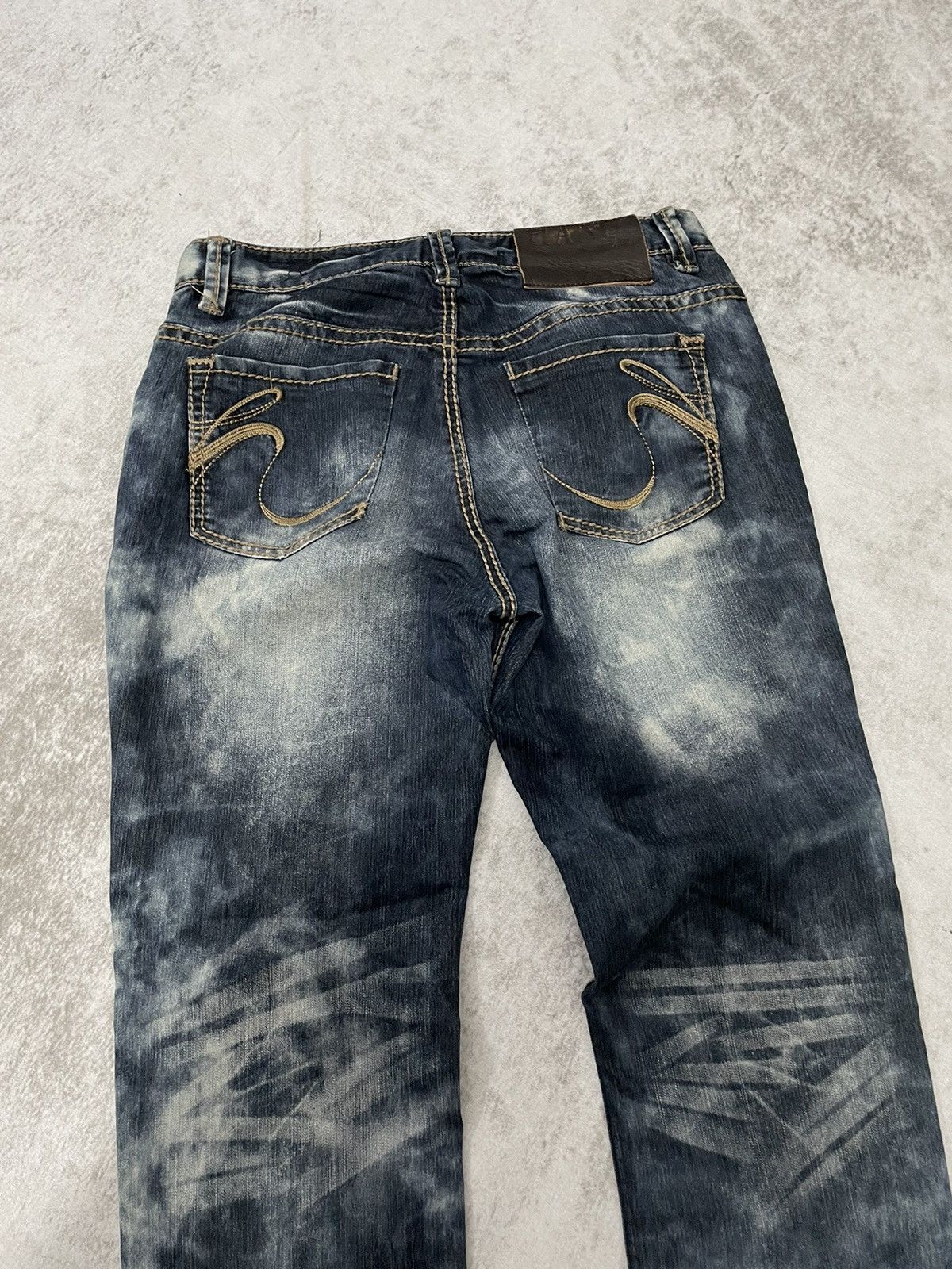 Hysteric Glamour × If Six Was Nine × Le Grande Bleu (L.G.B.) 2000s hangten japan bootcut acid wash denim Y2k style Size US 30 / EU 46 - 7 Thumbnail