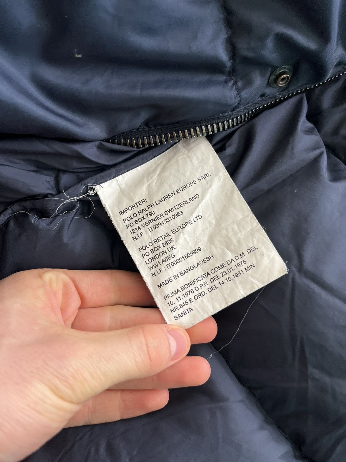 Polo Ralph Lauren Polo Ralph Lauren Puffer Jacket Vintage Streetwear Blue Size US L / EU 52-54 / 3 - 21 Thumbnail