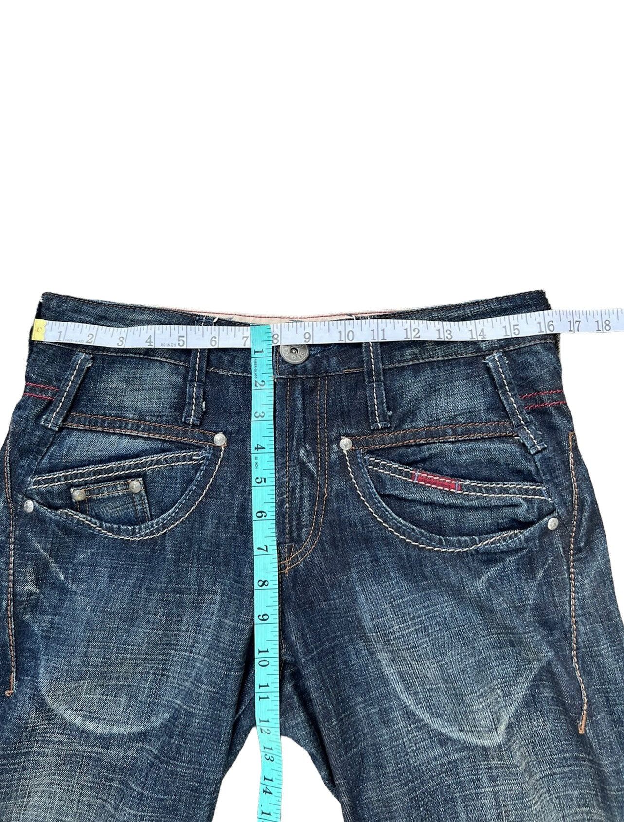 Marithe + Francois Girbaud Marithe Francois Girbaud Multiple Pocket Cargo Denim Pant Size US 30 / EU 46 - 3 Thumbnail