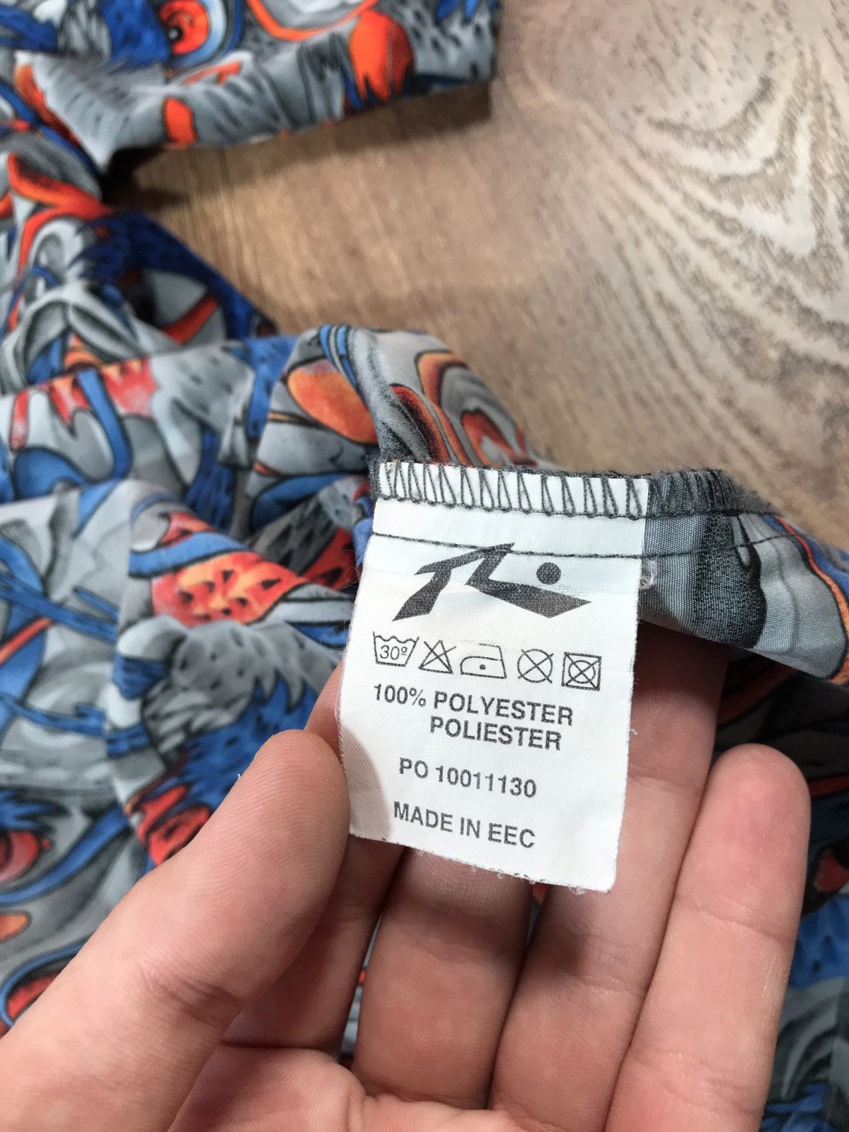 Rusty × Vintage Vintage Rusty Shirt Dragon Over Print Size US L / EU 52-54 / 3 - 6 Thumbnail