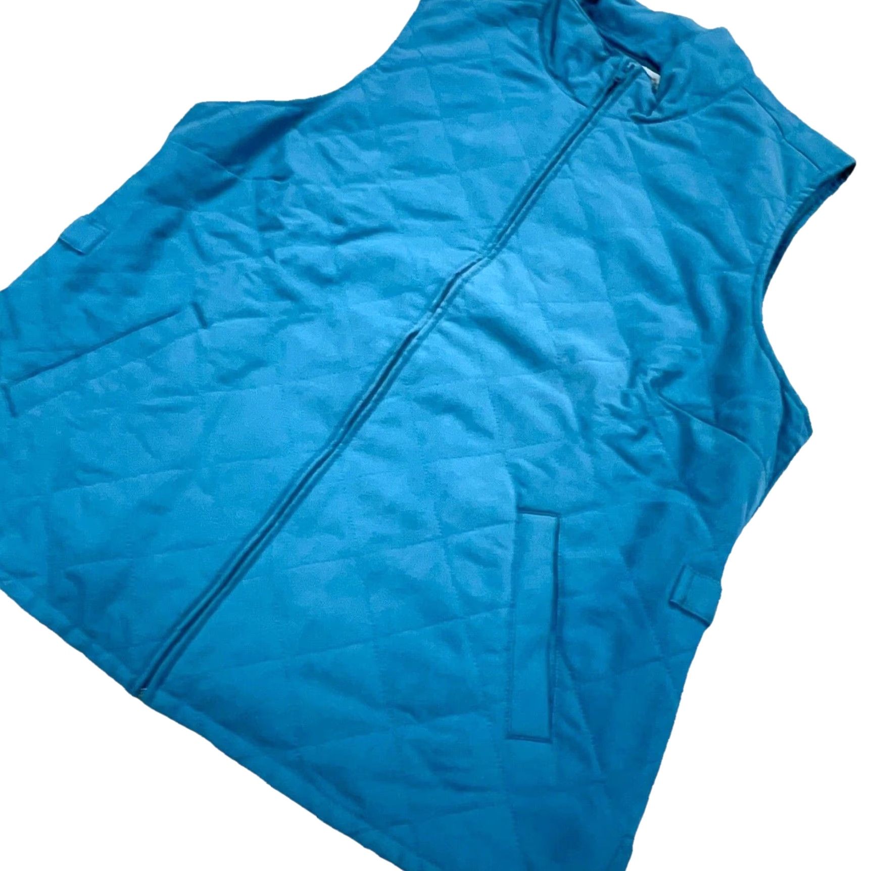 Orvis Orvis Puffer Vest Women M Blue Full Zip Jacket Teal Logo Pockets Size M / US 6-8 / IT 42-44 - 3 Thumbnail