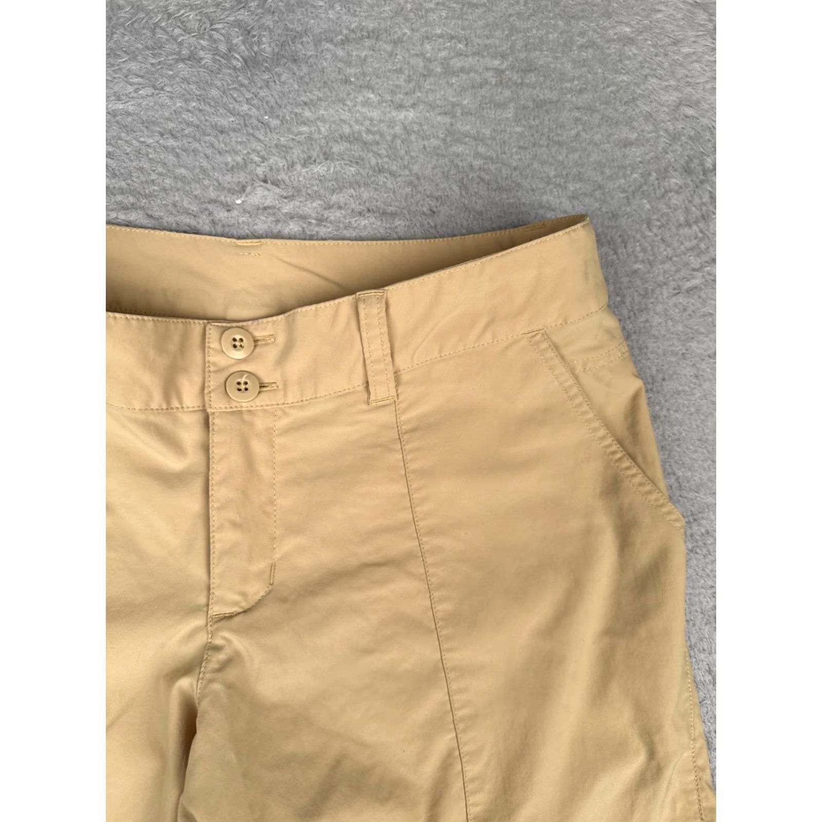 Patagonia Patagonia Bermuda Shorts Womens 4 Beige Nylon Blend Hiking Walking Outdoor 12" Slim Flat Front Pockets Quick Dry Size 27" / US 4 / IT 40 - 5 Thumbnail