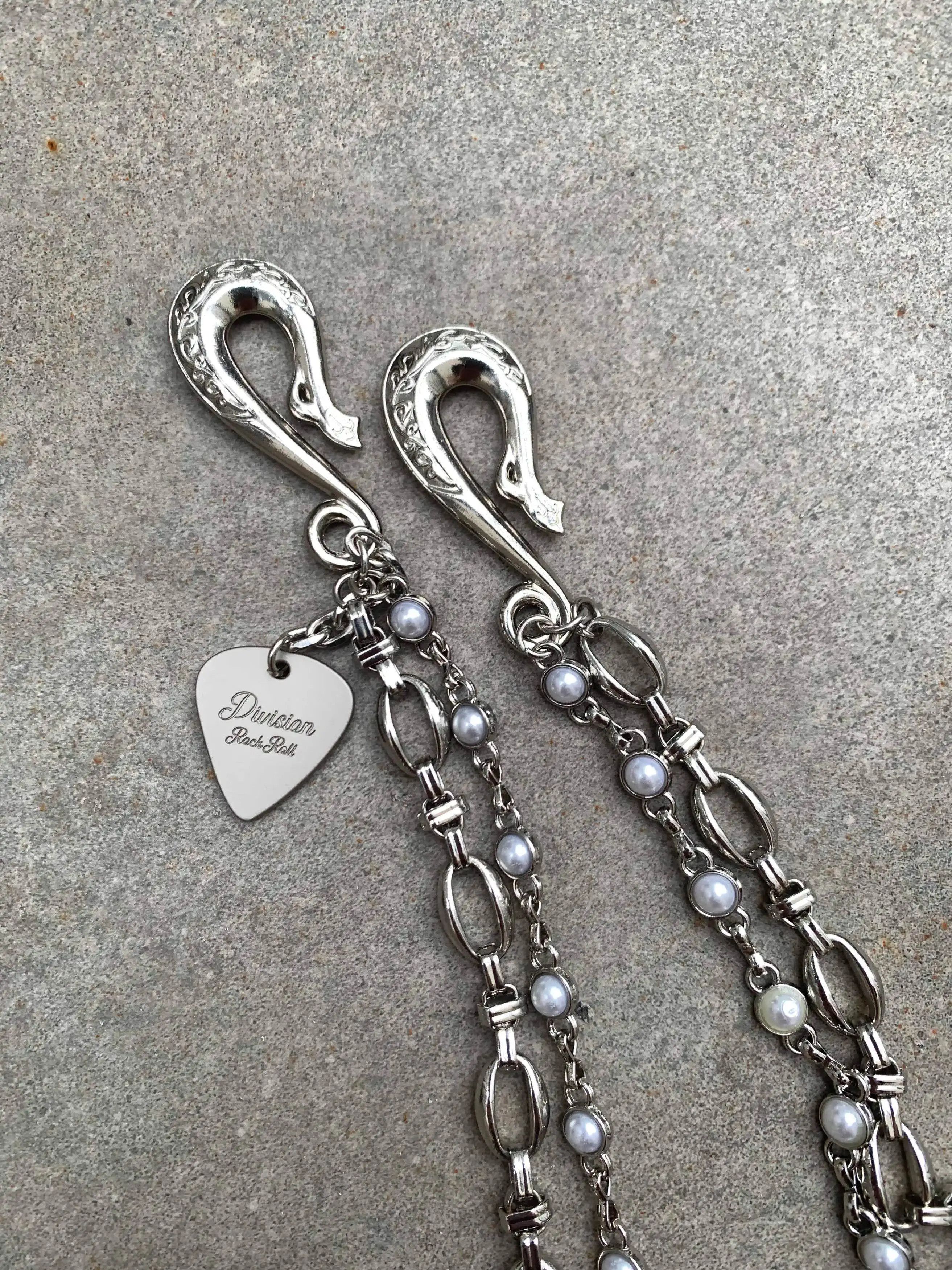 Japanese Brand 2 Layer Natural Echo Pearled Wallet Chain Size ONE SIZE - 5 Thumbnail