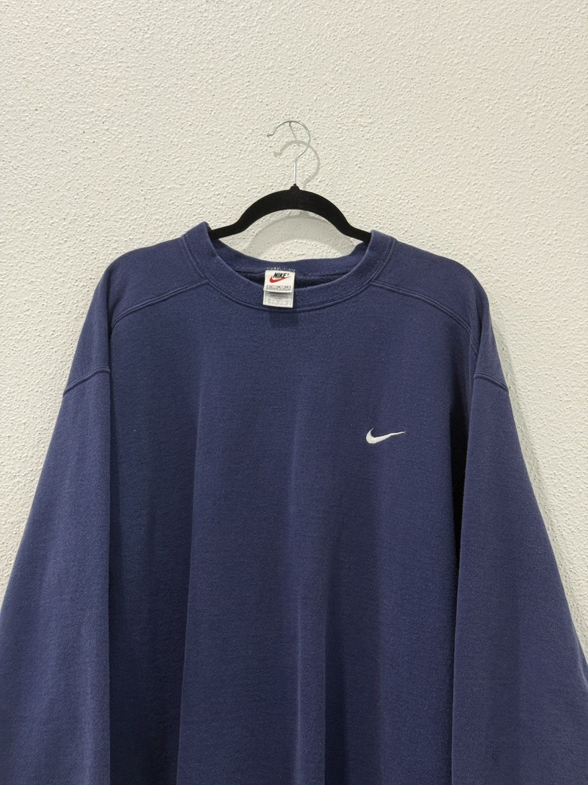 Nike Vintage 90s Nike Crewneck Sweatshirt Swoosh Heavyweight XL Size US XL / EU 56 / 4 - 2 Thumbnail