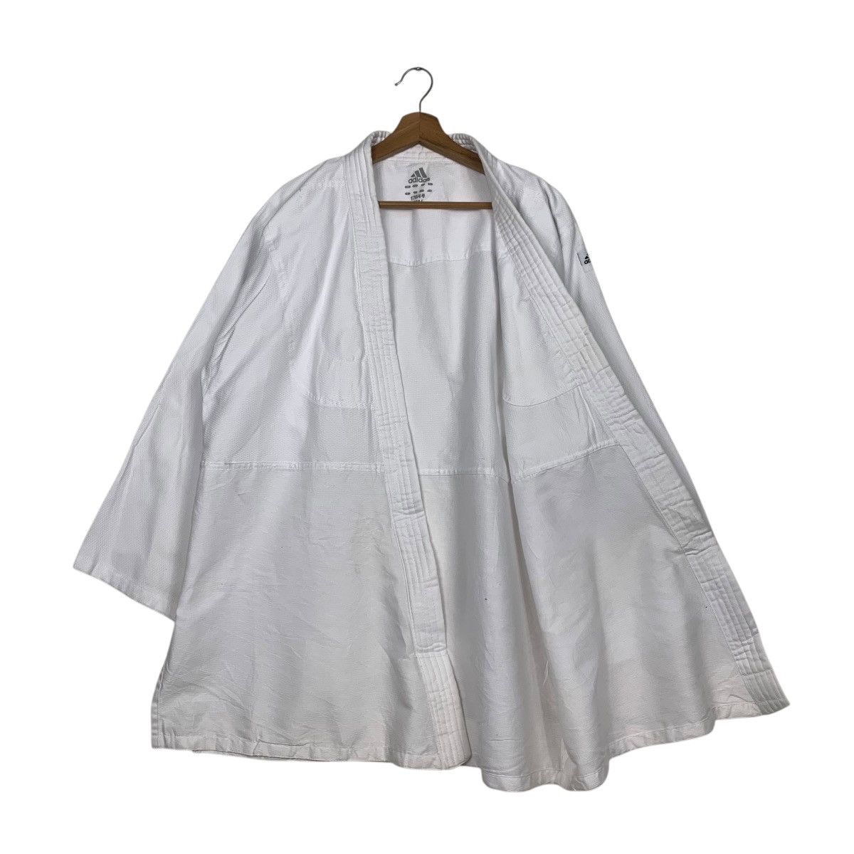 Adidas ADIDAS Three Stripe White Martial Arts Gi Jacket #2692-C120 Size US M / EU 48-50 / 2 - 9 Thumbnail