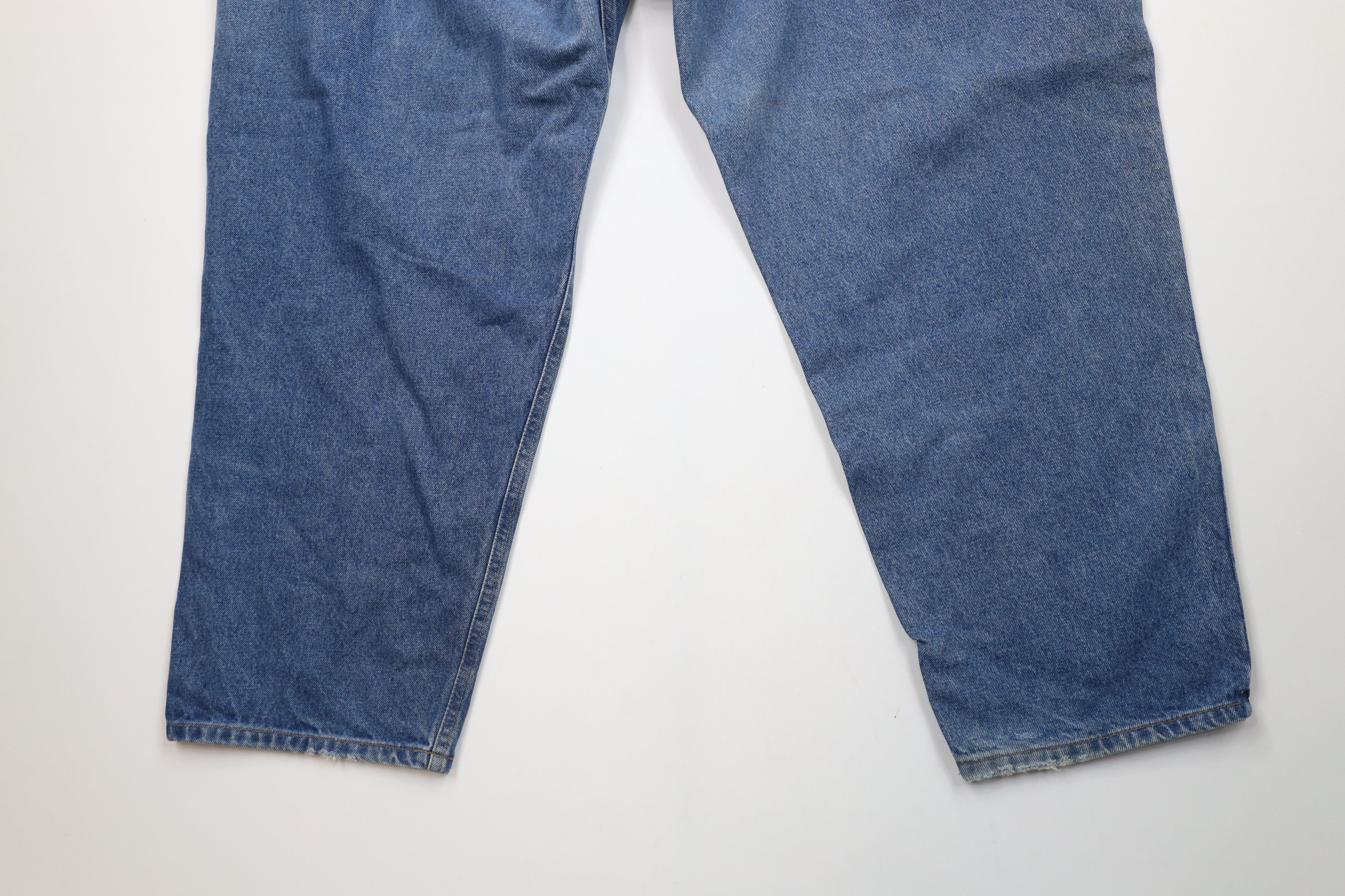 Carhartt × Vintage Vintage Carhartt Relaxed Fit Wide Leg Denim Jeans Blue Size US 44 / EU 60 - 14 Thumbnail
