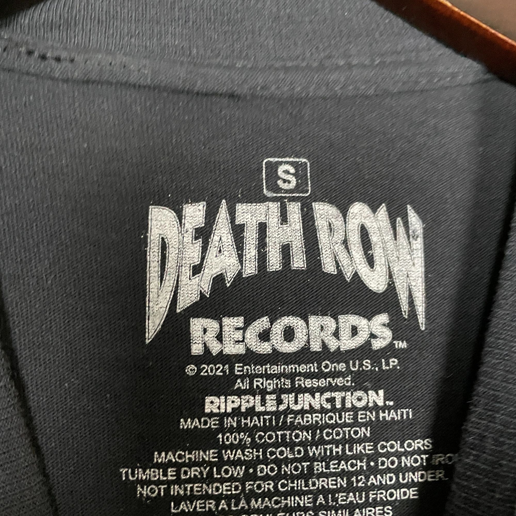 Death Row Records Death Row Records Rap T-shirts size Small Size US S / EU 44-46 / 1 - 2 Thumbnail