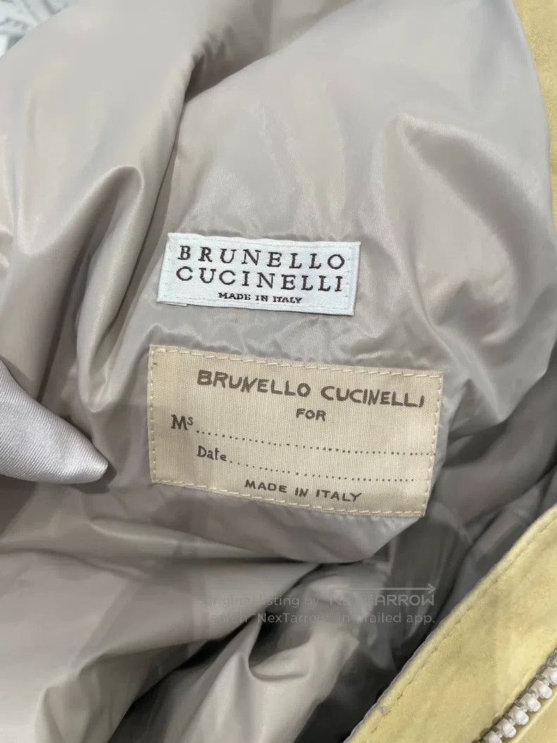 Brunello Cucinelli Brunello Cucinelli Lemon Yellow Leather Vest Size XS / US 0-2 / IT 36-38 - 8 Thumbnail