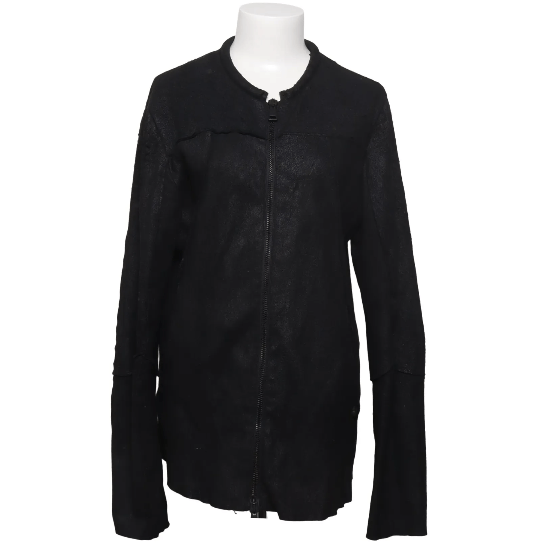 Nostra Santissima Leather Blend Zip Jacket Black Size 50, Nostra Santissima – Size US M / EU 48-50 / 2 - 3 Thumbnail