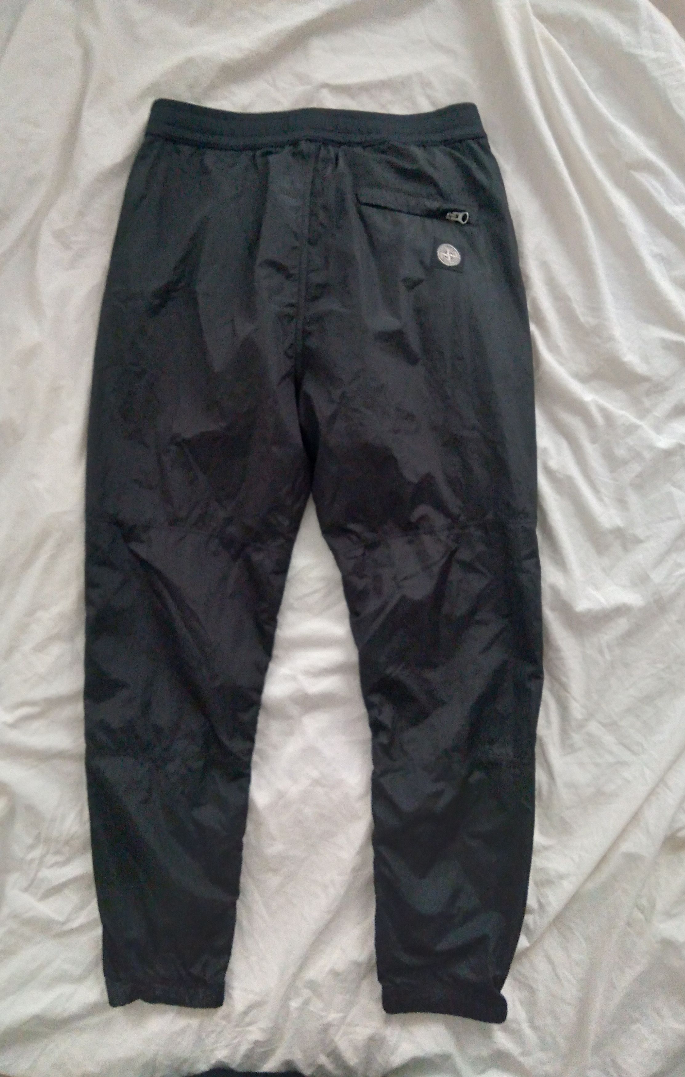 Stone Island Nylon Ripstop Jogger Pants RE T 30 black Size US 31 - 2 Thumbnail