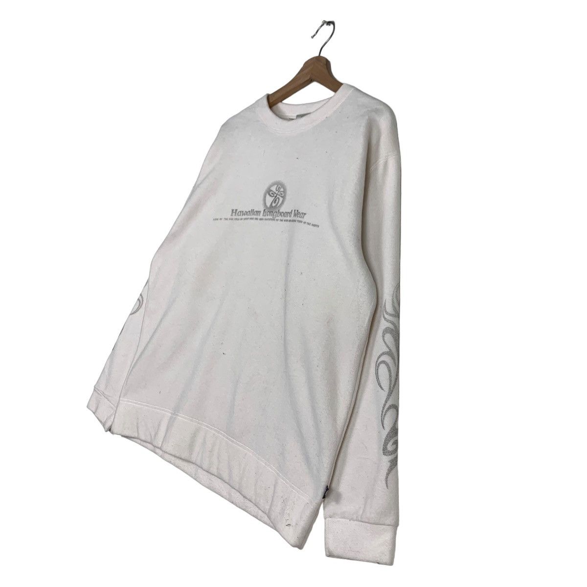 Japanese Brand PIKO Hawaiian Longboard Wear Big Logo Sweatshirt #0268-C12 Size US M / EU 48-50 / 2 - 2 Thumbnail
