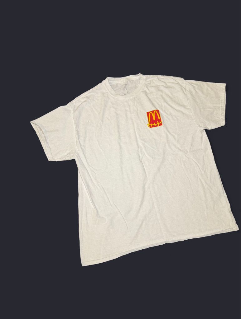 Travis Scott Travis Scott x McDonald’s Action Figure Tshirt in White Size US L / EU 52-54 / 3 - 1 Thumbnail