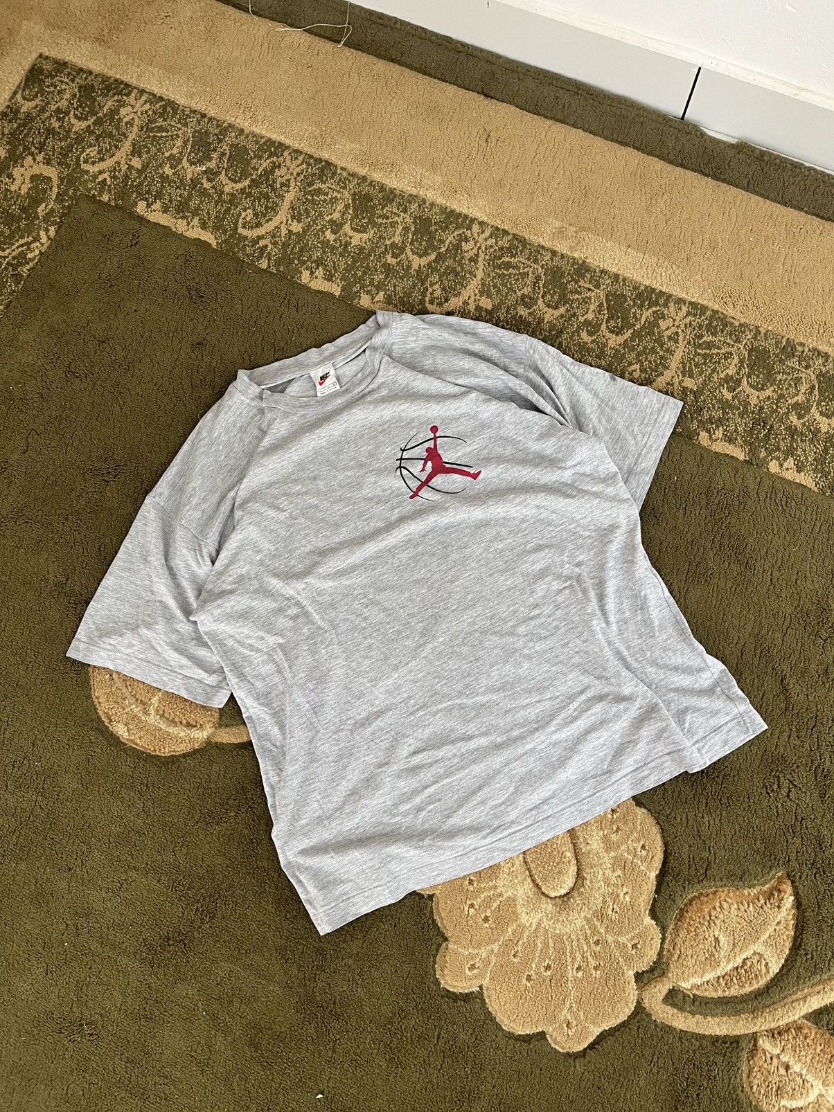 Nike Men's Vintage Nike Air Jordan Jumpman Gray T Shirt Size US M / EU 48-50 / 2 - 3 Thumbnail