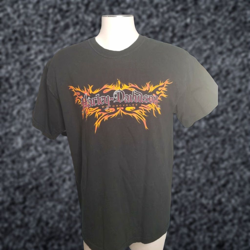 Harley Davidson Retro Harley-Davidson Seattle Washington Graphic T-Shirt Mens L Black 100% Cotton Crew Neck Short Sleeve Vintage 2004 Graphic Tee Size US L / EU 52-54 / 3 - 1 Thumbnail