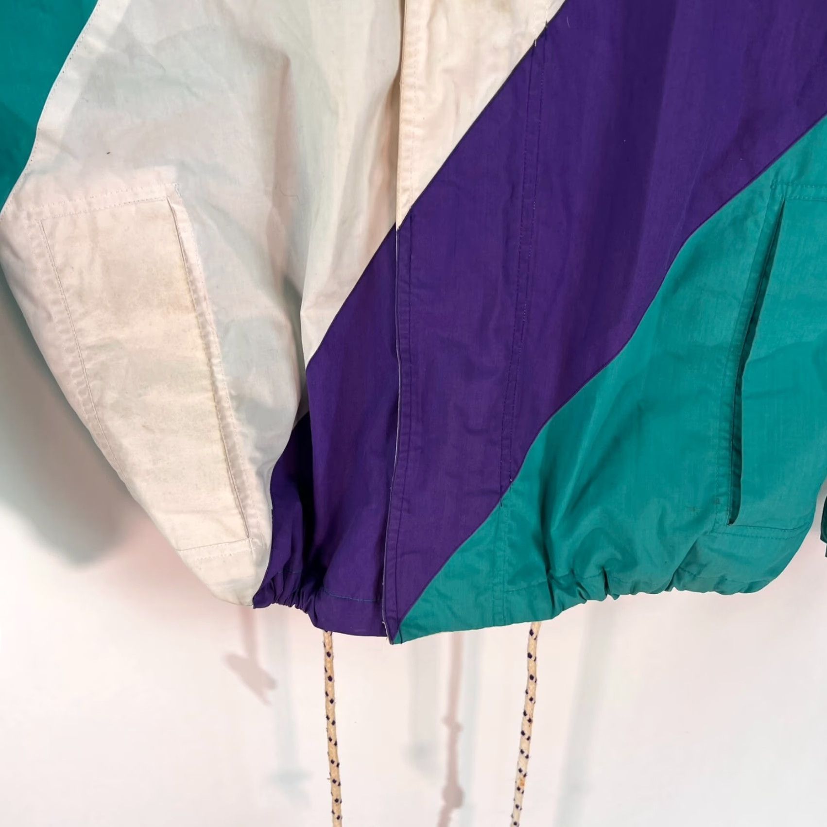 McGregor VINTAGE McGregor Windbreaker Shirt Adult M Purple Teal Retro 70s Mens Size US M / EU 48-50 / 2 - 4 Thumbnail