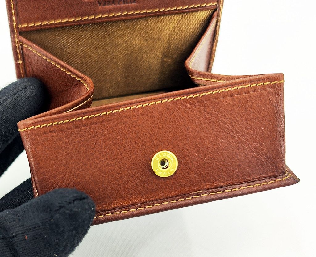 Leather GIUDI brown leather card holder with coin case Size ONE SIZE - 6 Thumbnail