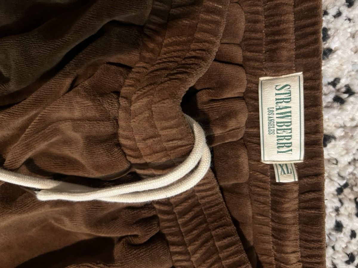 Strawberry Strawberry - Velour Sweatpants Size US 38 / EU 54 - 3 Thumbnail