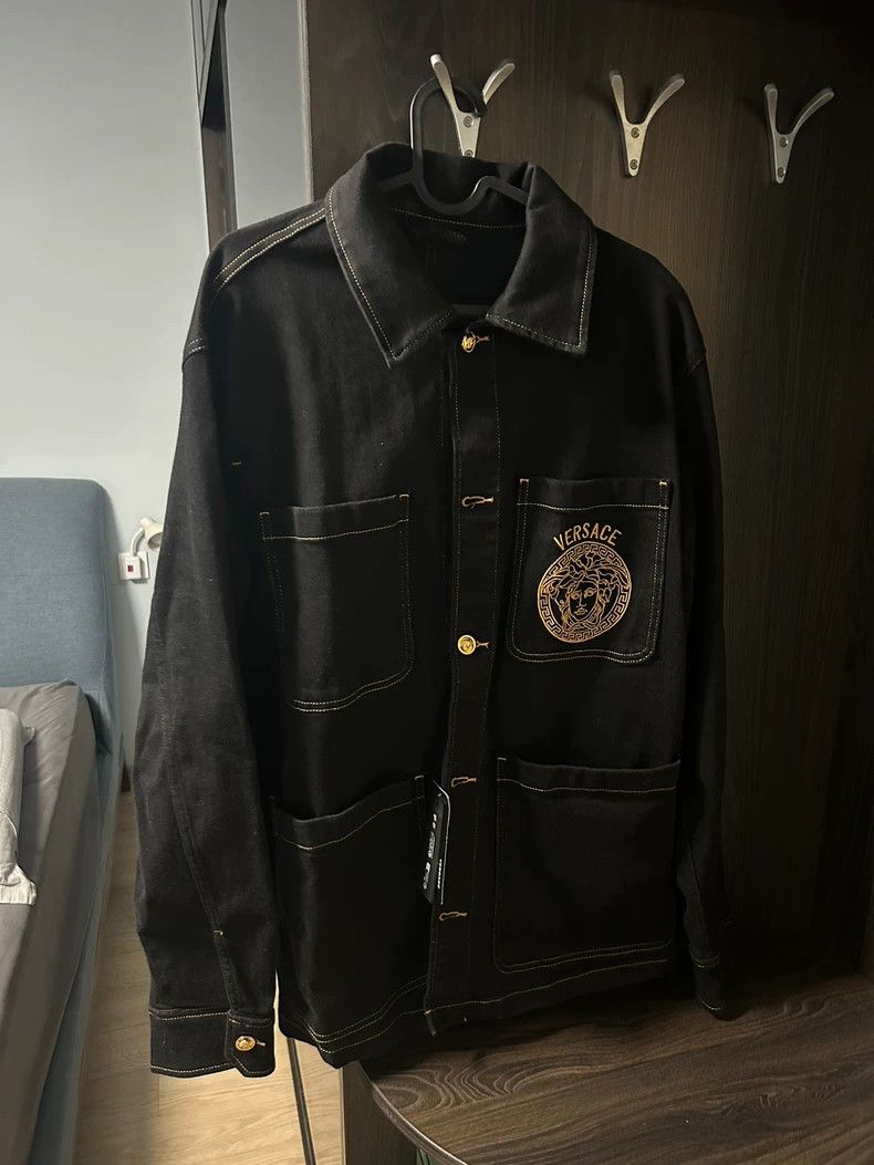 Versace Versace Embroidered denim jacket Size US L / EU 52-54 / 3 - 1 Thumbnail