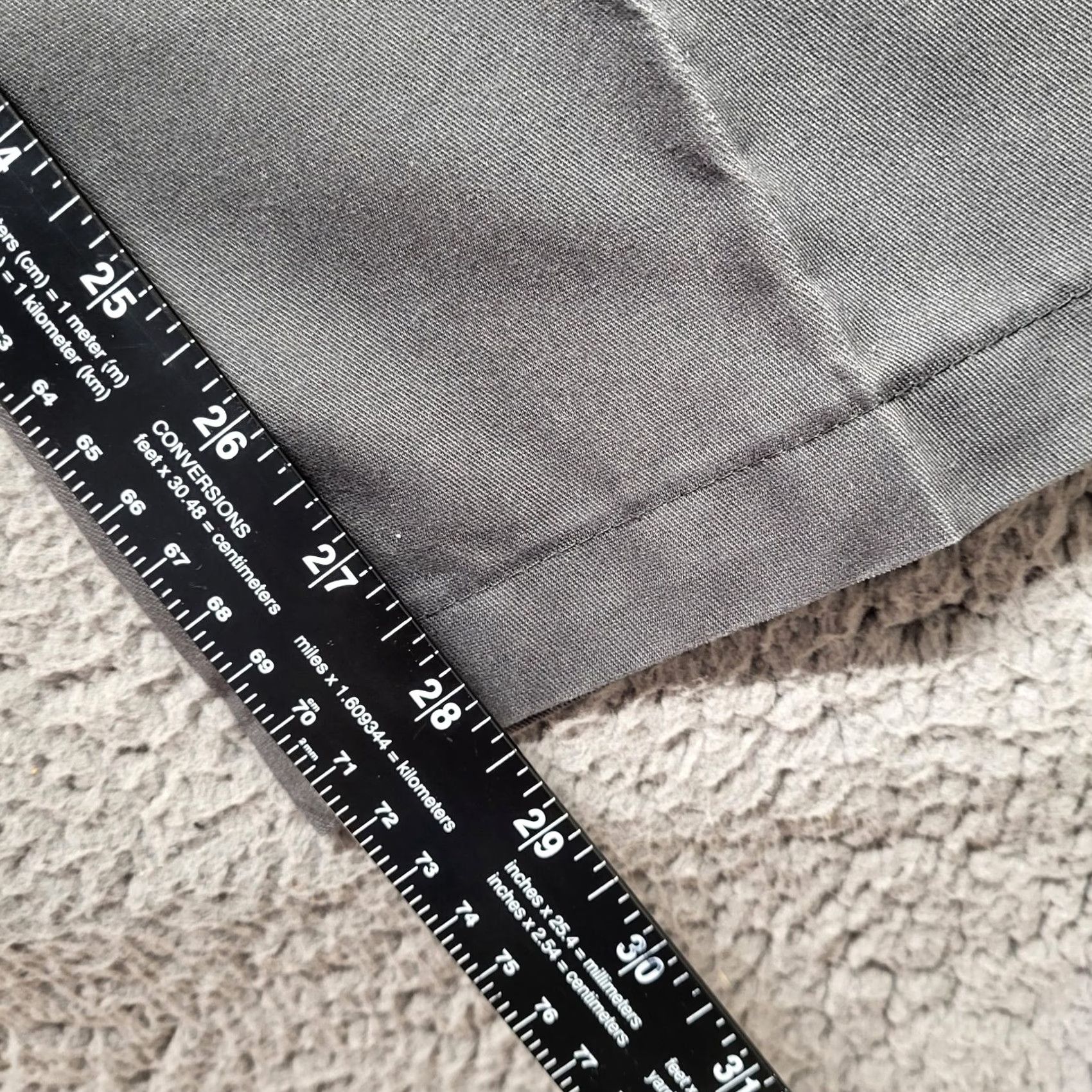 Lee Lee Total Freedom Straight Fit Chino Pants Men's 38x29 Grey Flat Front Relaxed Slim Straight Front Buy Now Size US 38 / EU 54 - 5 Thumbnail