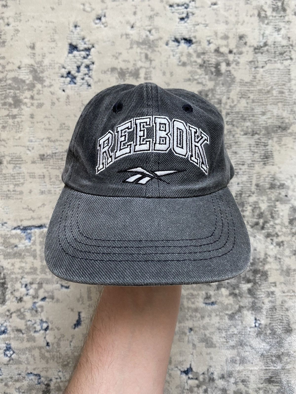 Reebok Vintage Reebok Faded Big Logo Hat Size ONE SIZE - 1 Thumbnail
