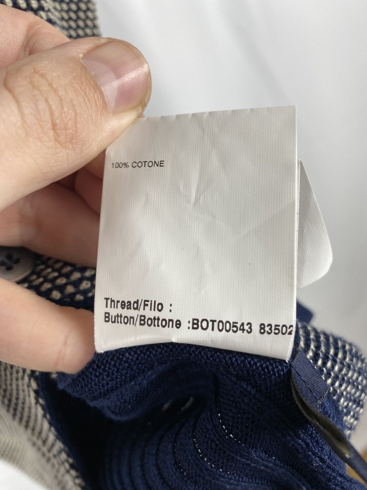 Lardini Lardini Cotton Knit Gilet Structured Vest Button Up size 50 Size US M / EU 48-50 / 2 - 11 Thumbnail