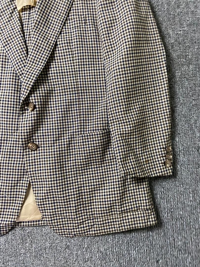Aquascutum Aquascutum Checkered Single Breasted Blazer (202) Size US XXS / EU 40 - 8 Thumbnail