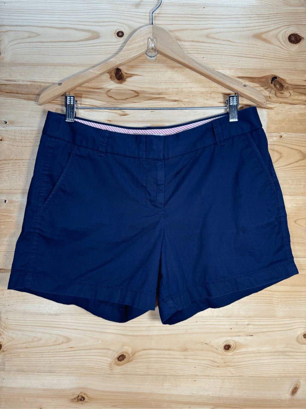 J.Crew J.Crew Factory Women's Size 10 Navy Blue Chino Shorts 5" Size 32" / US 10 / IT 46 - 1 Thumbnail