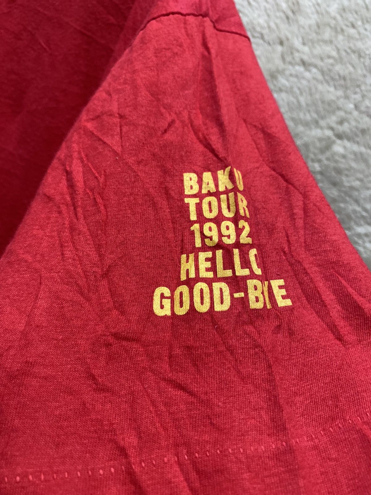 Band Tees × Japanese Brand × Vintage RARE VINTAGE BAKU TOUR 1992 Size US L / EU 52-54 / 3 - 6 Thumbnail