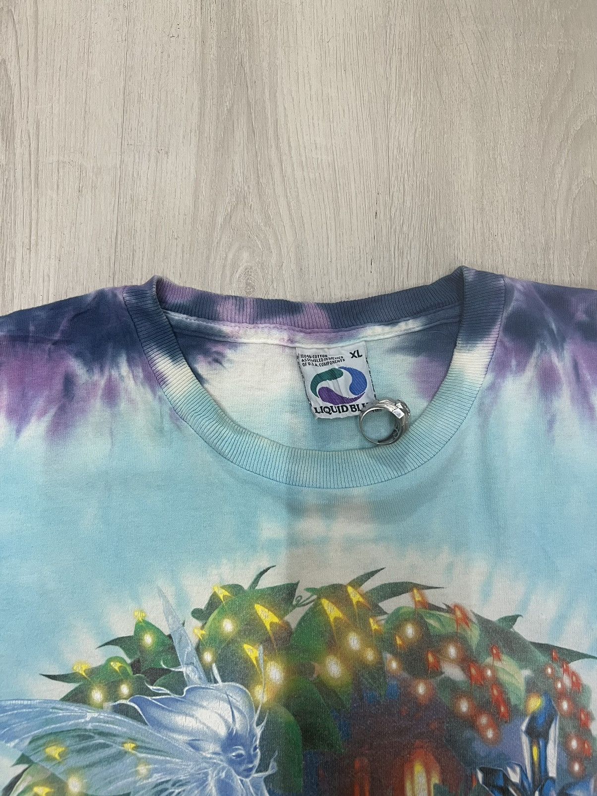 Liquid Blue Vintage 1999 Liquid Blue Fairy Fantasy Mushroom Tie Dye Size US XL / EU 56 / 4 - 5 Thumbnail