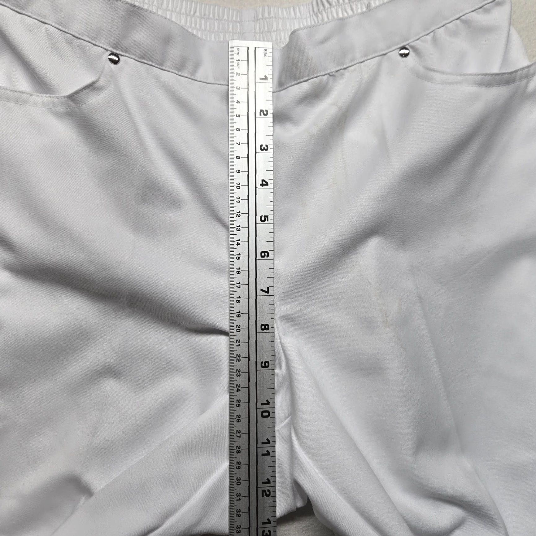 Vintage VINTAGE Alfred Dunner Women's Capri Pants Casual Pockets Size 10P White 80s Dress Size 32" / US 10 / IT 46 - 4 Thumbnail
