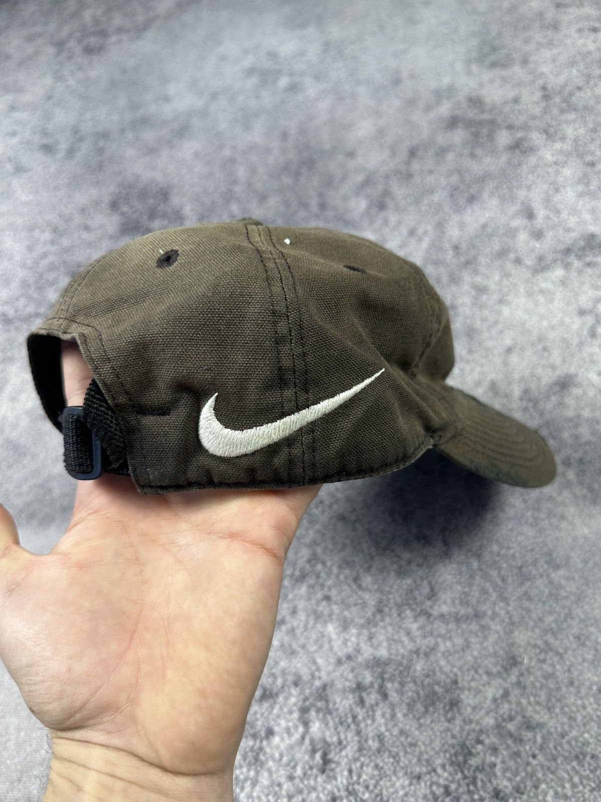 Nike Y2K Vintage Nike Logo Cap Streetwear Rare Hat Casual USA VTg Size ONE SIZE - 2 Thumbnail