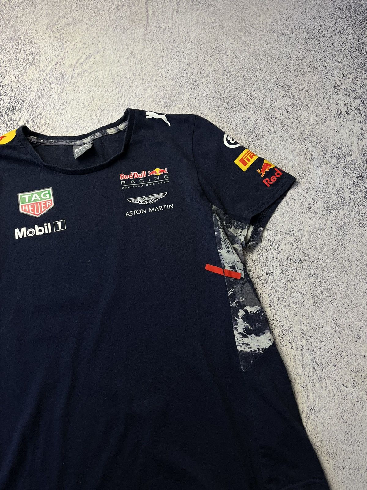Puma × Red Bull Vintage Puma Red Bull Infiniti F1 Racing Polo T-Shirt Y2K Size XL / US 12-14 / IT 48-50 - 7 Thumbnail