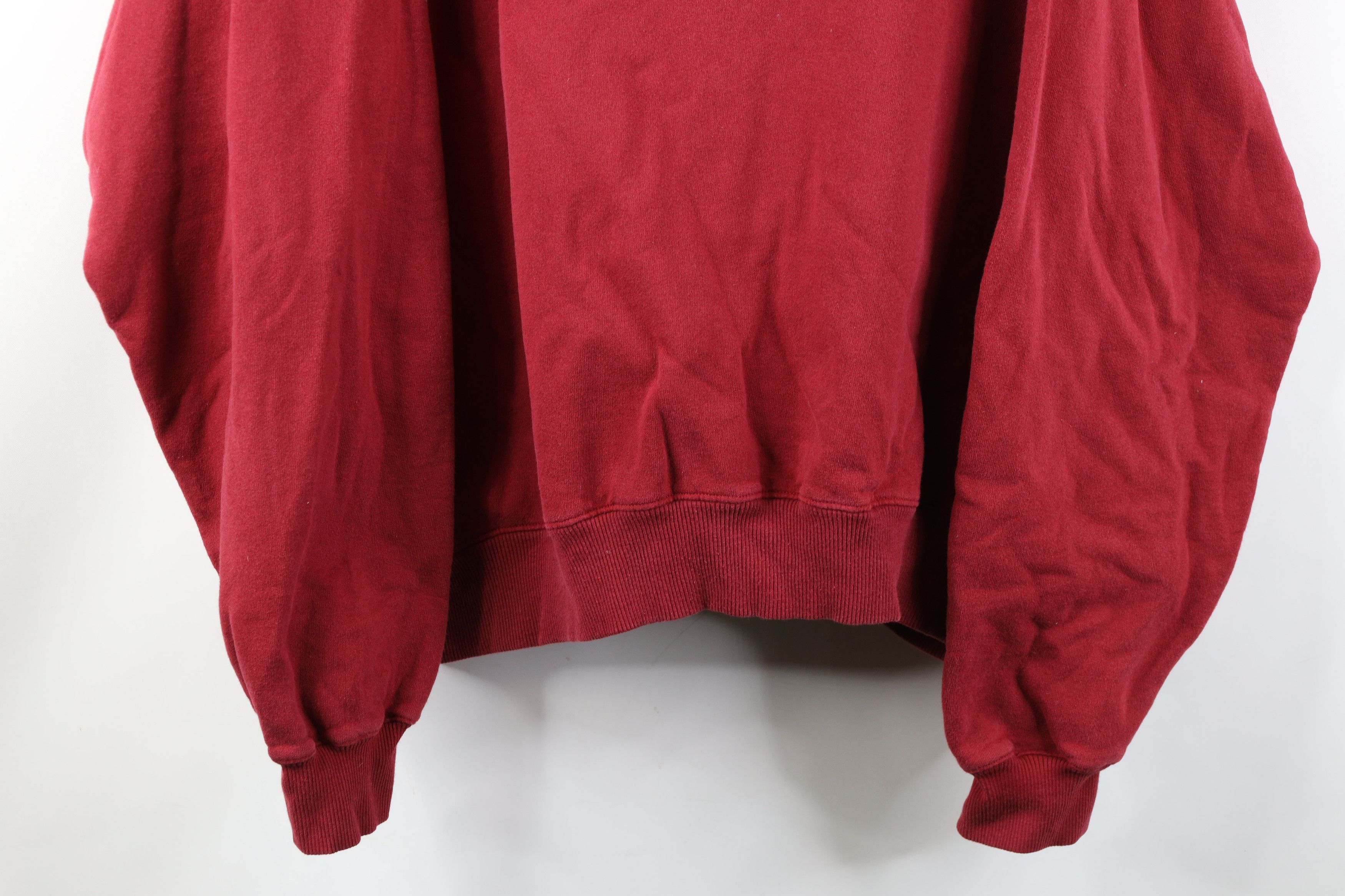 Champion Vintage 90s Y2K Champion Logo Crewneck Sweatshirt Red Size US XL / EU 56 / 4 - 3 Thumbnail