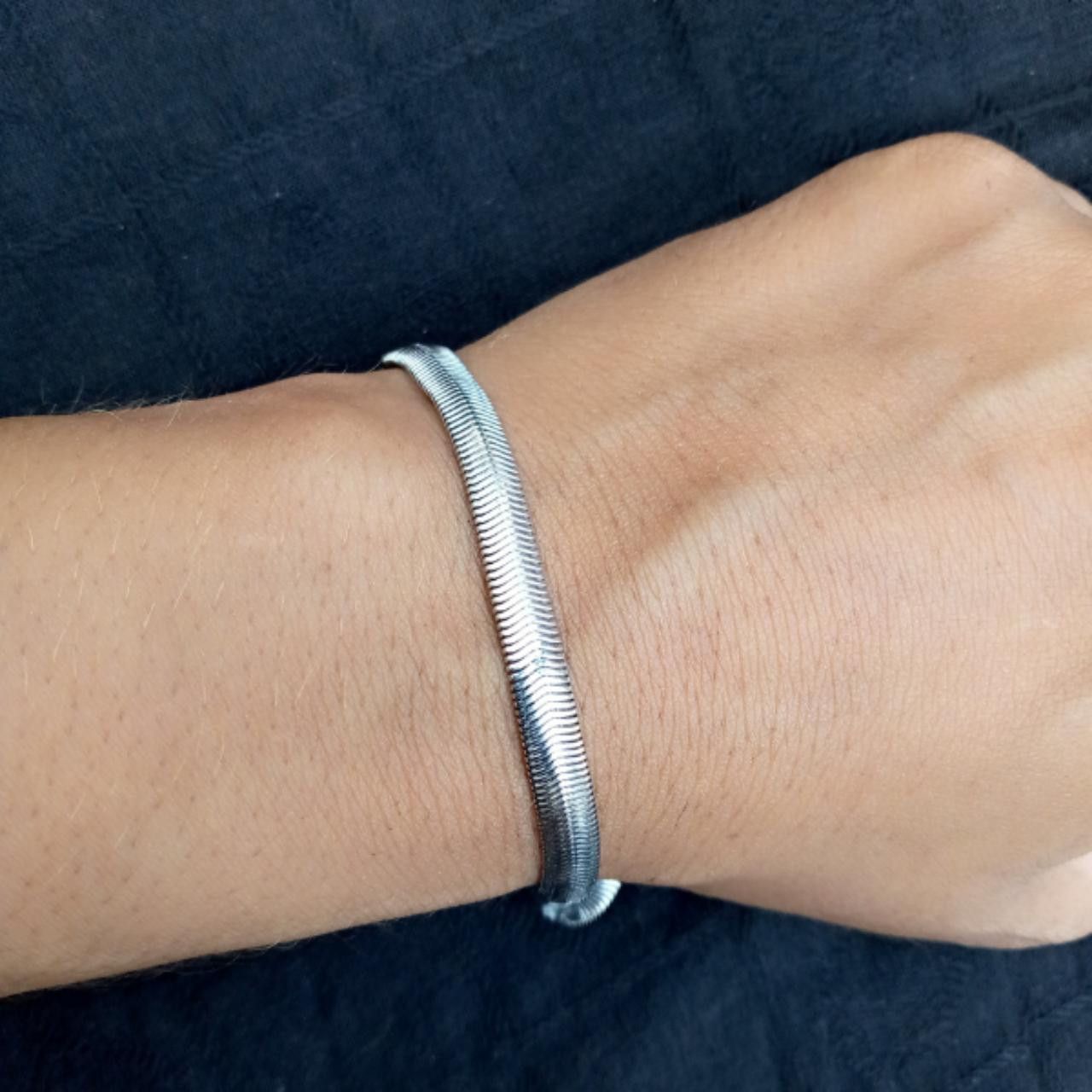 Other Retro Silver Color Metal Bracelet Size ONE SIZE - 2 Thumbnail