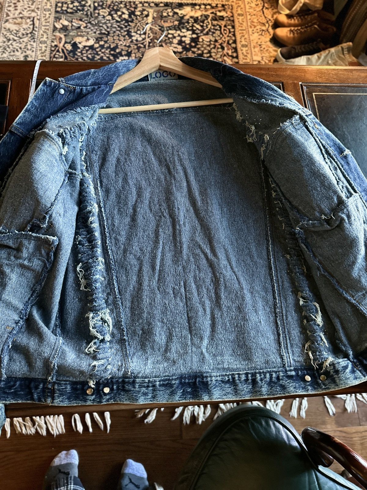 Other Custom Made Denim Jacket Beverly Hills Rolls Royce Studded Size US L / EU 52-54 / 3 - 12 Thumbnail