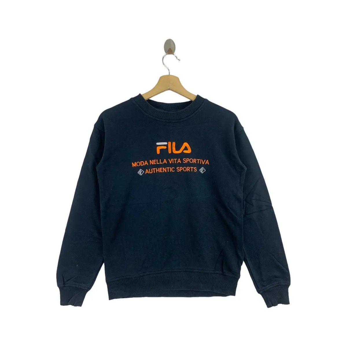 Fila Vtg FILA BIELLA ITALIA Vita Sportiva Embroidered Sweatshirt Size M / US 6-8 / IT 42-44 - 1 Thumbnail