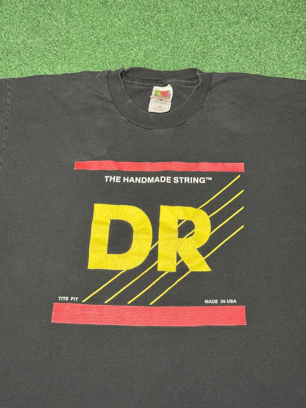 Vintage Vintage 90s DR Handmade Guitar String Wound Tite XL T Shirt Size US XL / EU 56 / 4 - 2 Thumbnail