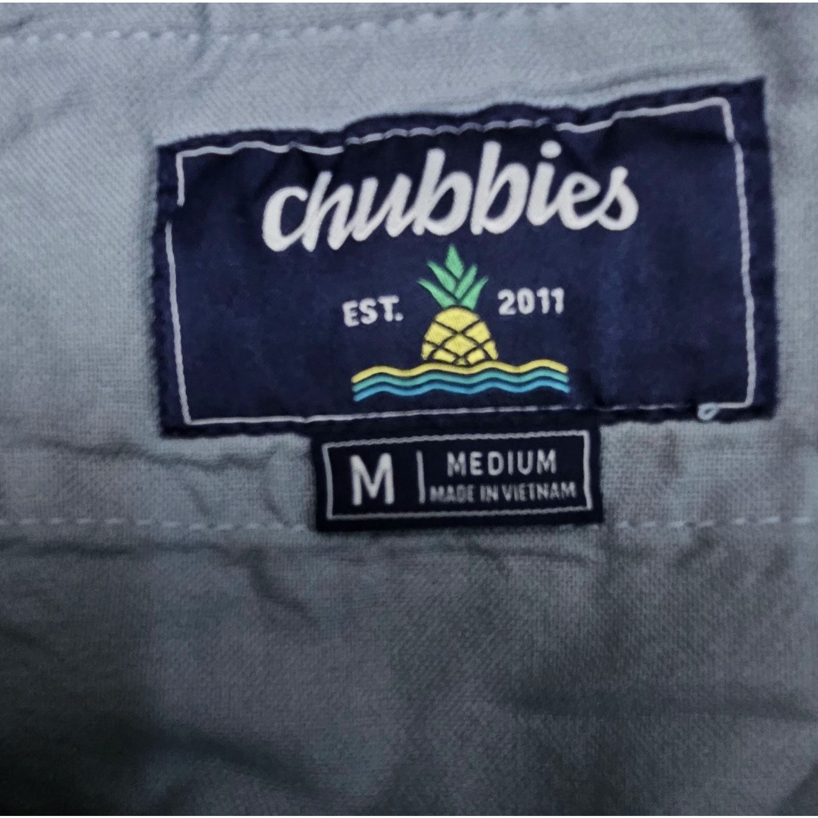 Chubbies Chubbies The Weekend Has Arrived Twill 5.5" Misty Breeze M Size US 27 - 3 Thumbnail