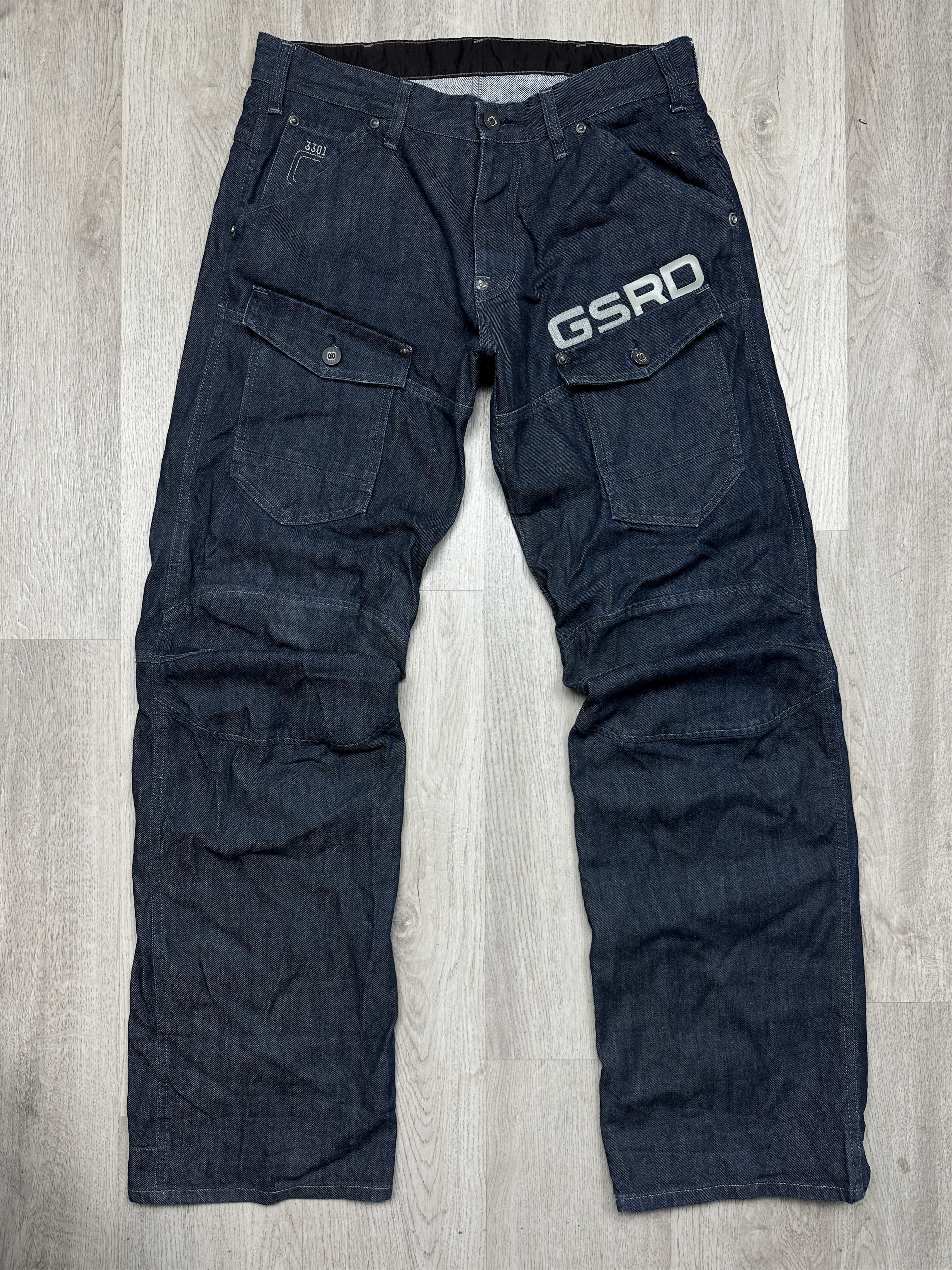 G-Star G Star Raw Mens Storm Elwood Denim Pants Jeans Double Knee Size US 34 / EU 50 - 1 Thumbnail