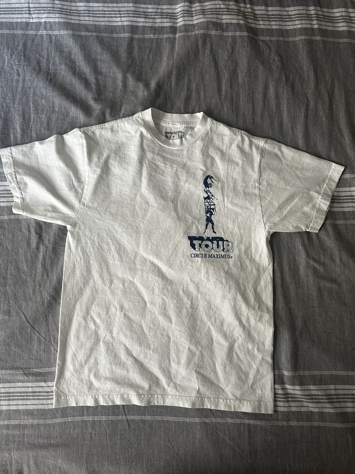 image of Medium - Travis Scott Brooklyn / Nyc Exclusive Tour T-Shirt in White, Men's
