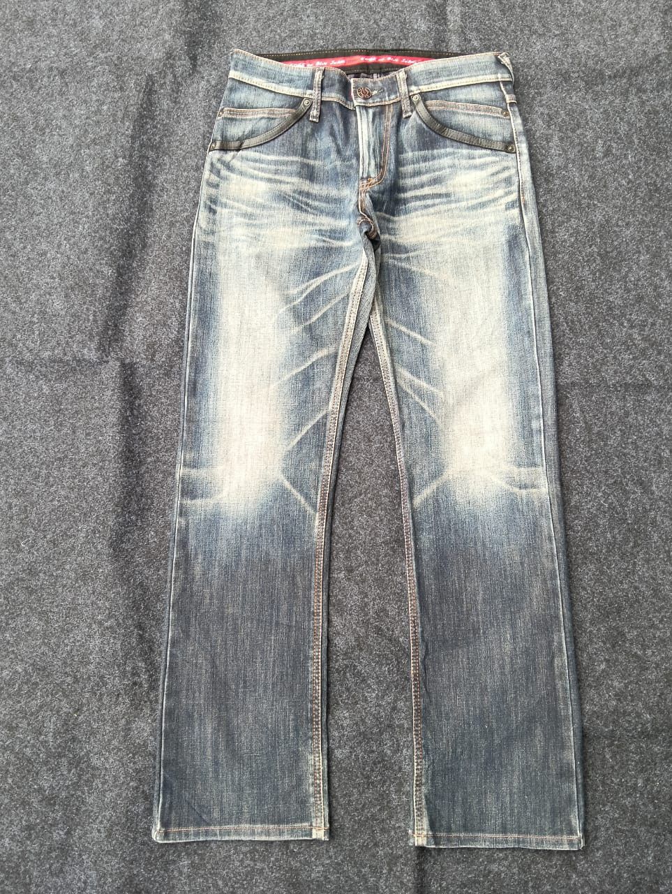 Edwin EDWIN EDGE–Crazy fade, true vintage vibes. Rare Japan denim. Size US 30 / EU 46 - 1 Thumbnail