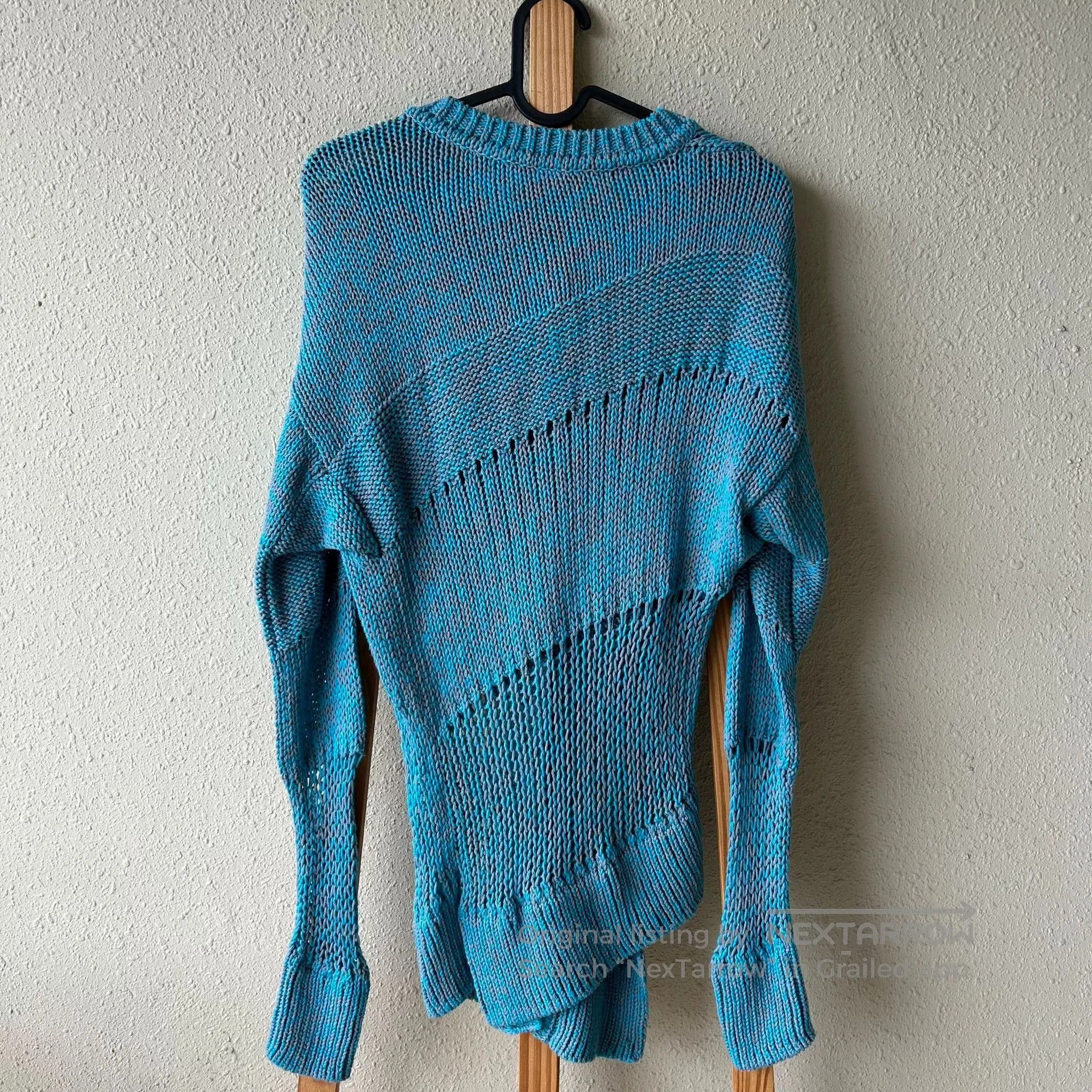 Vivienne Westwood vivienne westwood blue irregular knit cardigan. Size M / US 6-8 / IT 42-44 - 5 Thumbnail