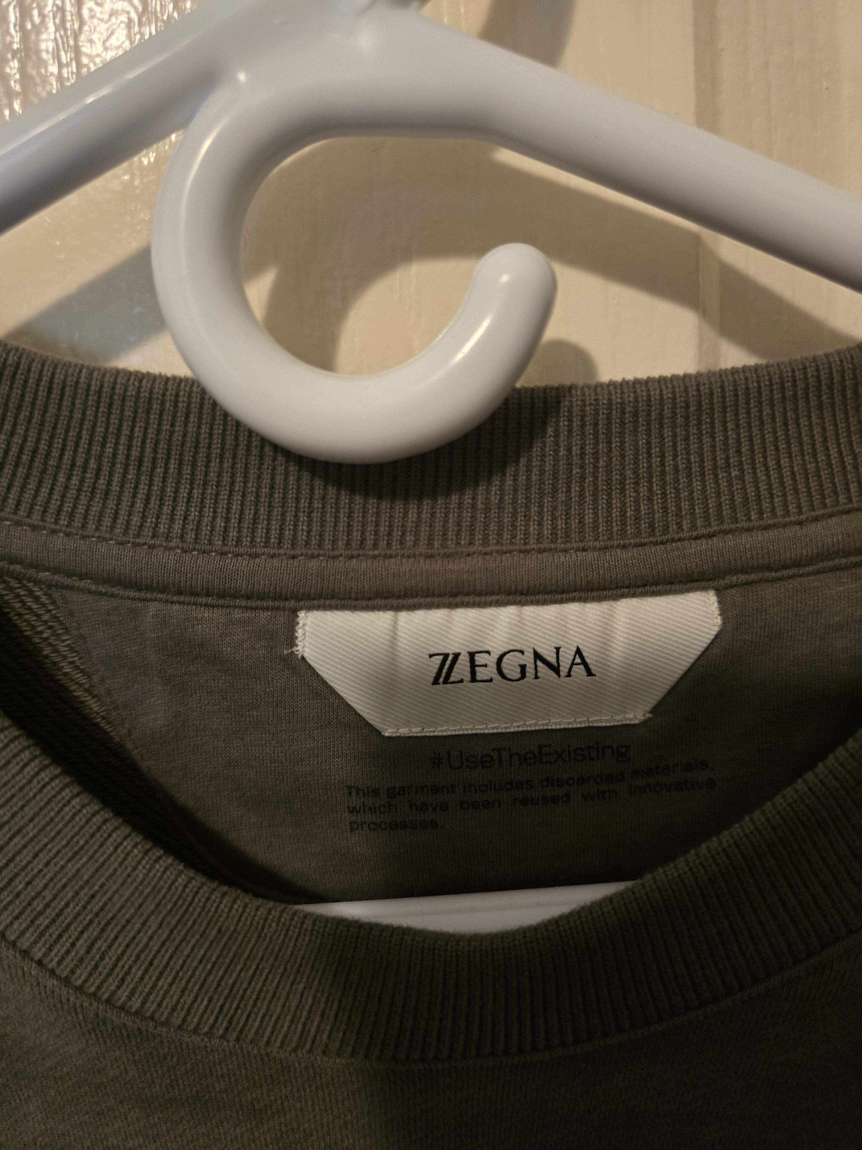 Z Zegna Z Zengna cotton crew kneck sweater Size US L / EU 52-54 / 3 - 3 Thumbnail