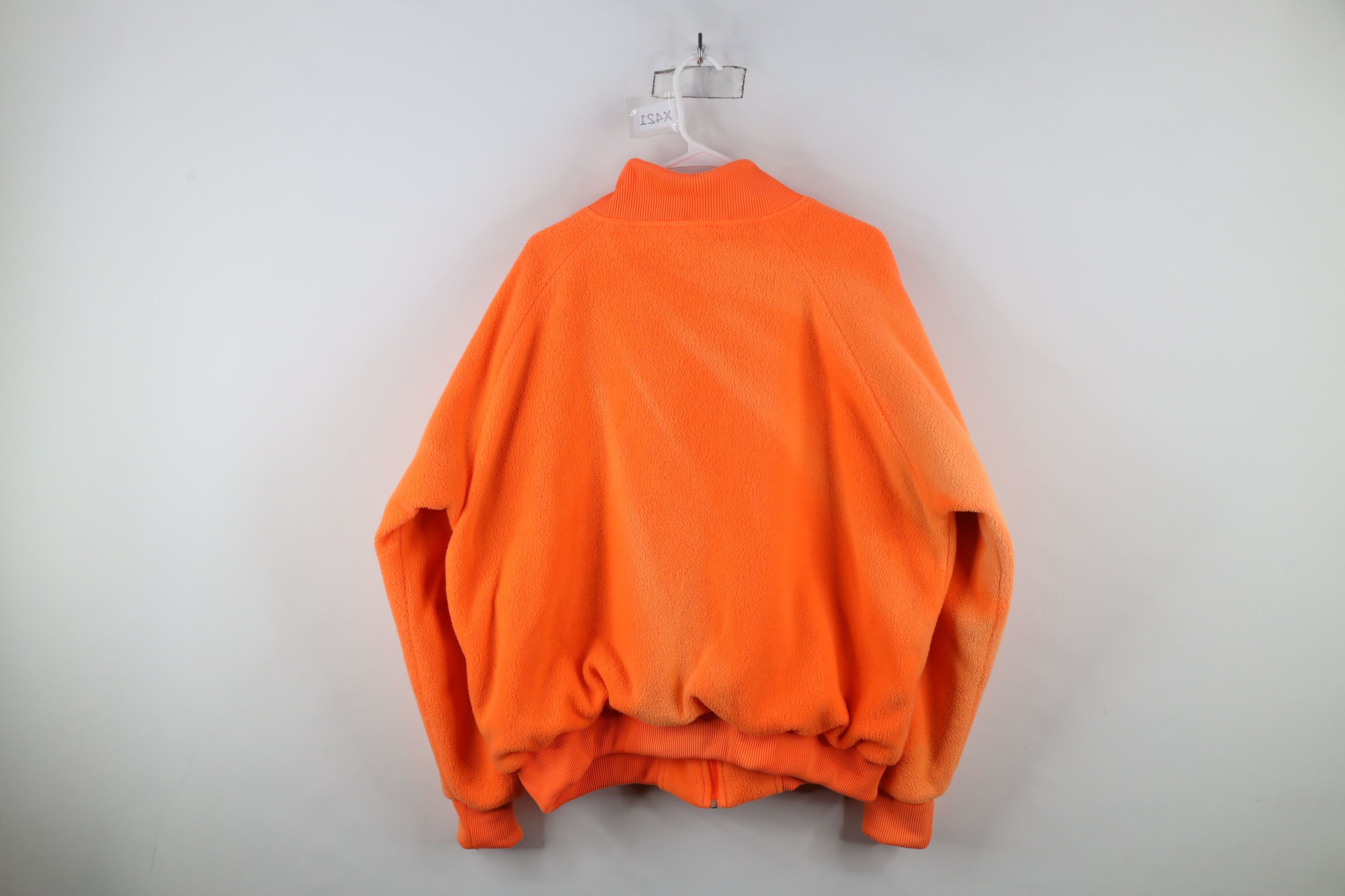 Vintage Vintage 90s Chamois Cloth Lined Fleece Jacket Blaze Orange Size US XL / EU 56 / 4 - 11 Thumbnail