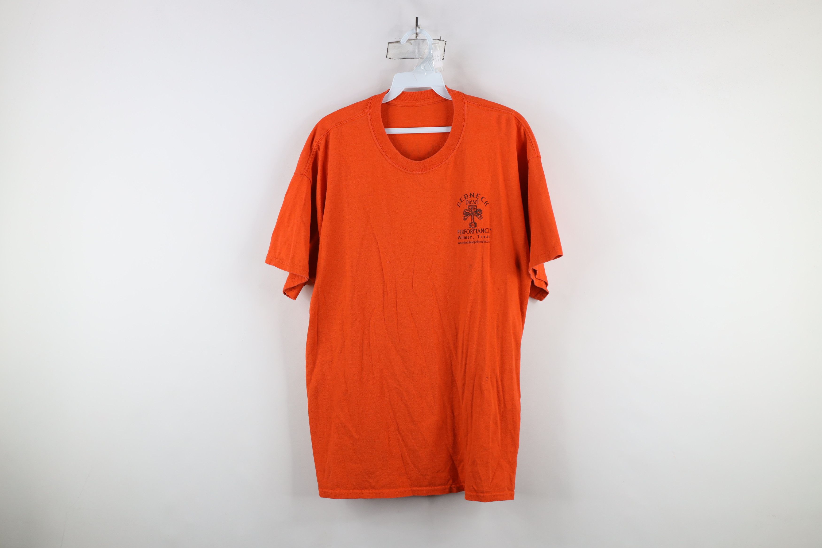 Vintage Vintage Y2K Streetwear Redneck Diesel Car T-Shirt Orange Size US L / EU 52-54 / 3 - 1 Thumbnail