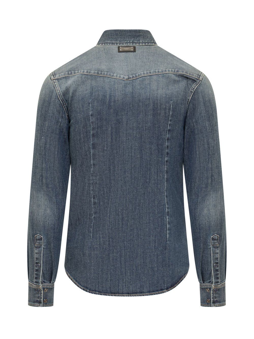 Dolce & Gabbana o1y0125 Denim Shirt in Blue Size US S / EU 44-46 / 1 - 2 Thumbnail