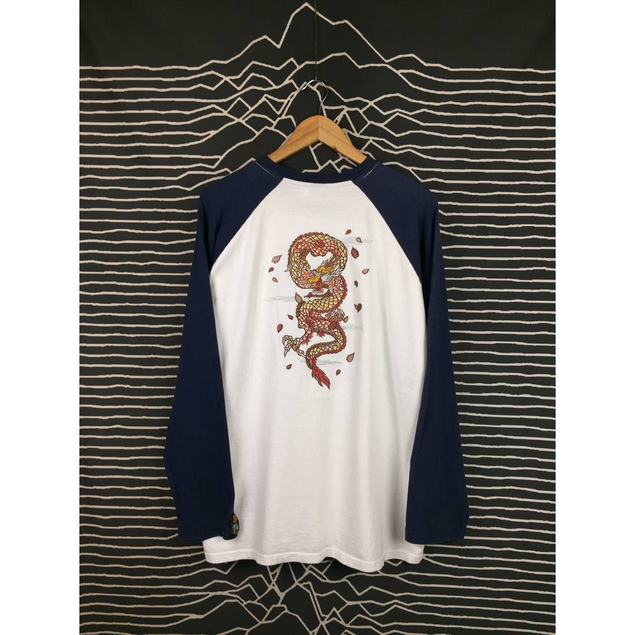Japanese Brand Vtg Studio Hiro Dragon Embroidery Long Sleeve Sukajan Tee Size US XL / EU 56 / 4 - 2 Thumbnail