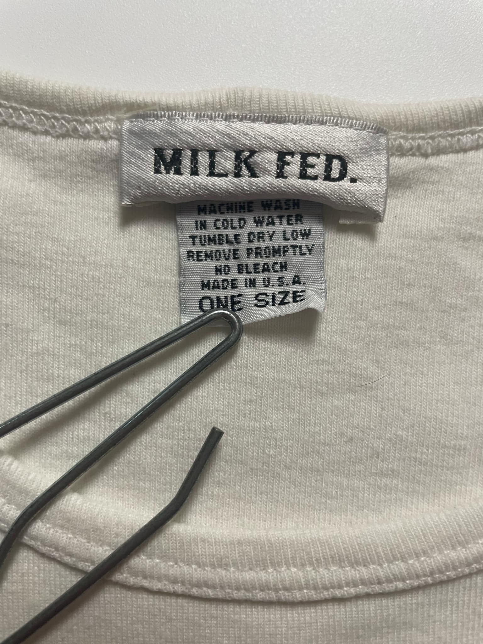 MILKFED × Vintage Vintage Milkfed Sofia Coppola Tank Top Sleeveless Shirt Size XXS / US 00 / IT 34 - 4 Thumbnail