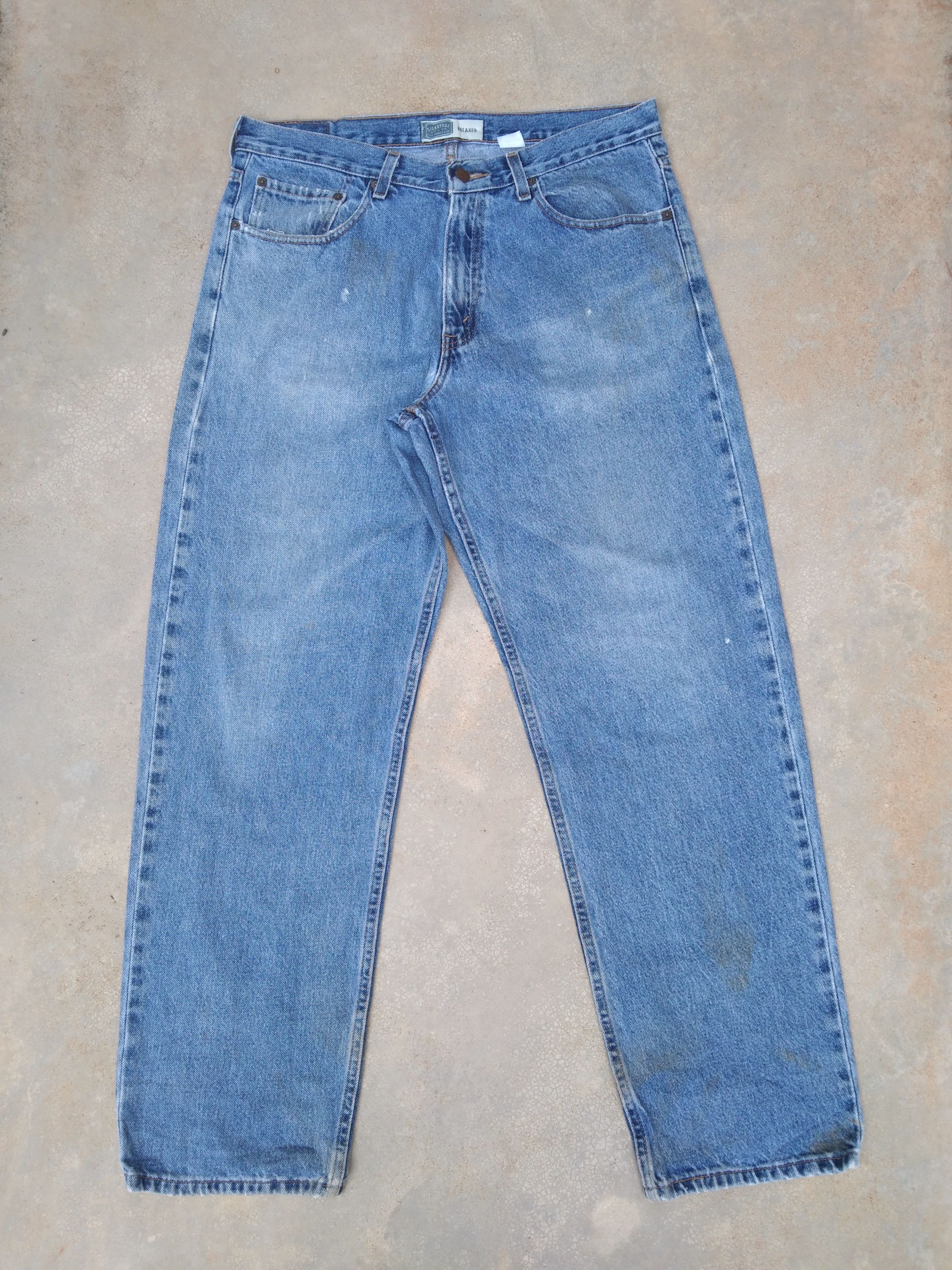 Levi's Vintage Levi's Signature Relaxed Jeans 34x32 Size US 34 / EU 50 - 1 Thumbnail