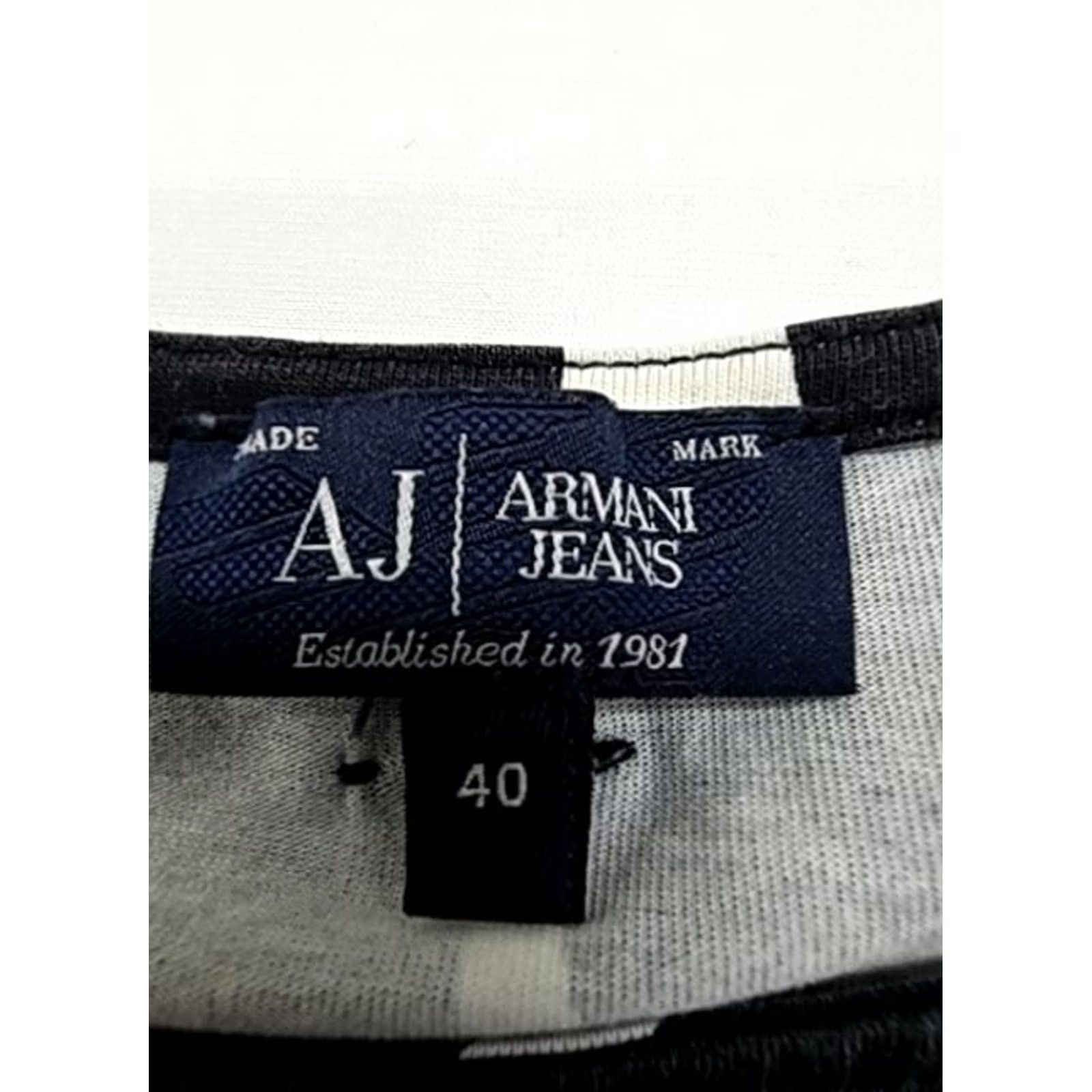 Vintage Armani Jeans Women’s Black Giraffe Print Fit And Flare Dress EU 40 Sleeveless Knee Length Crew Neck Zipper Ruched Waist Size 27" / US 4 / IT 40 - 3 Thumbnail